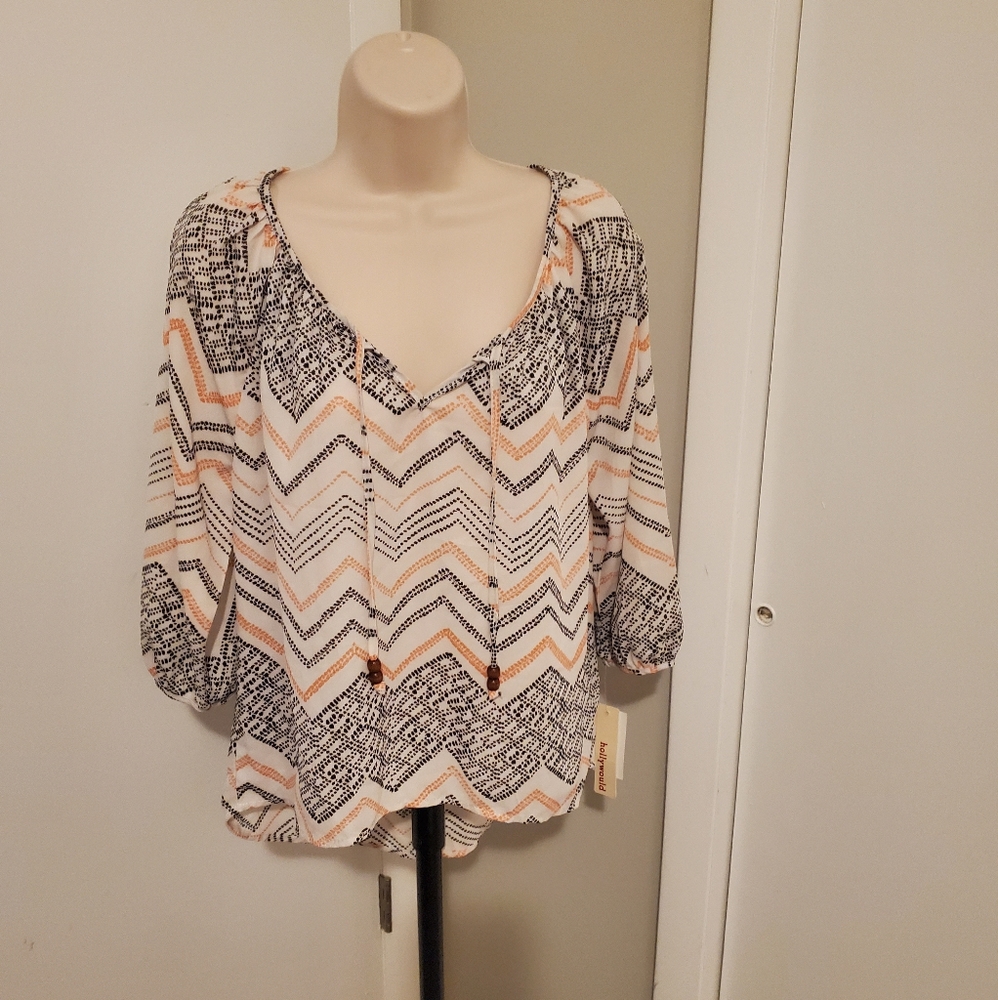 Hollywould 3/4 sleeve top